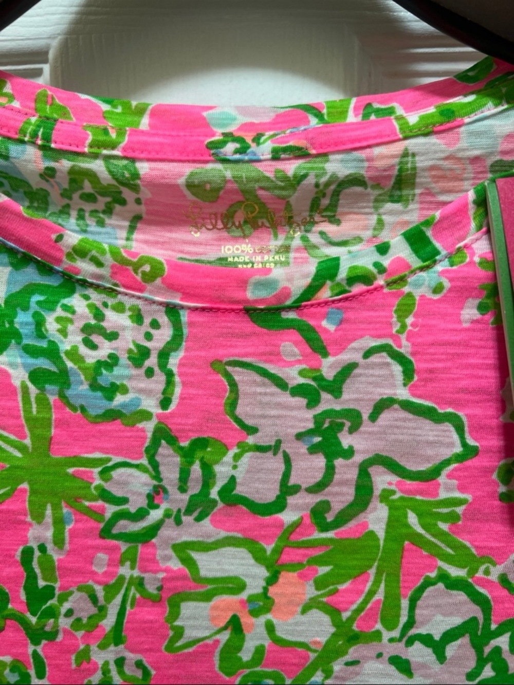 NWT Lilly Pulitzer BETSEY TOP Flamingo Pin 🦩 Southern charm XXS, XS - Picture 4 of 6